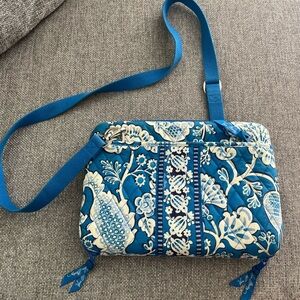 Vera Bradley Blue and White Quilted Laptop Bag